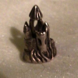 Castle charm sterling